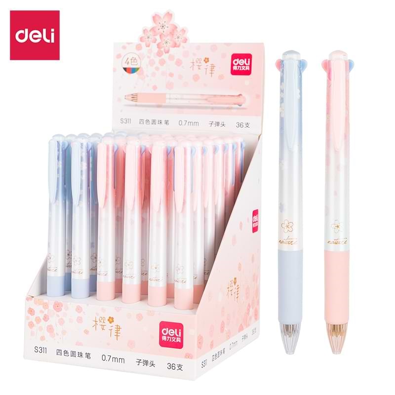 Тосон бал 0.7мм 4 өнгө Deli S311