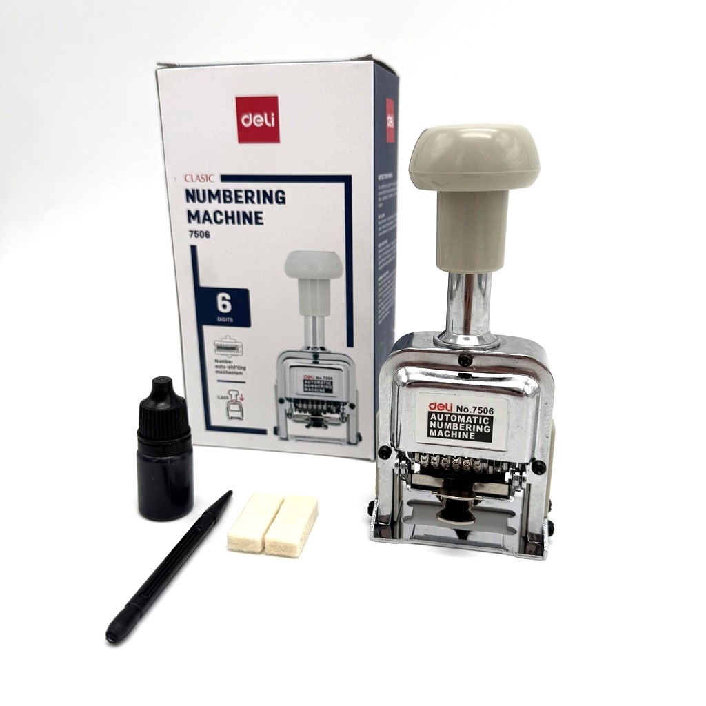 Автомат дугаарлагч 6 орон Deli 7506