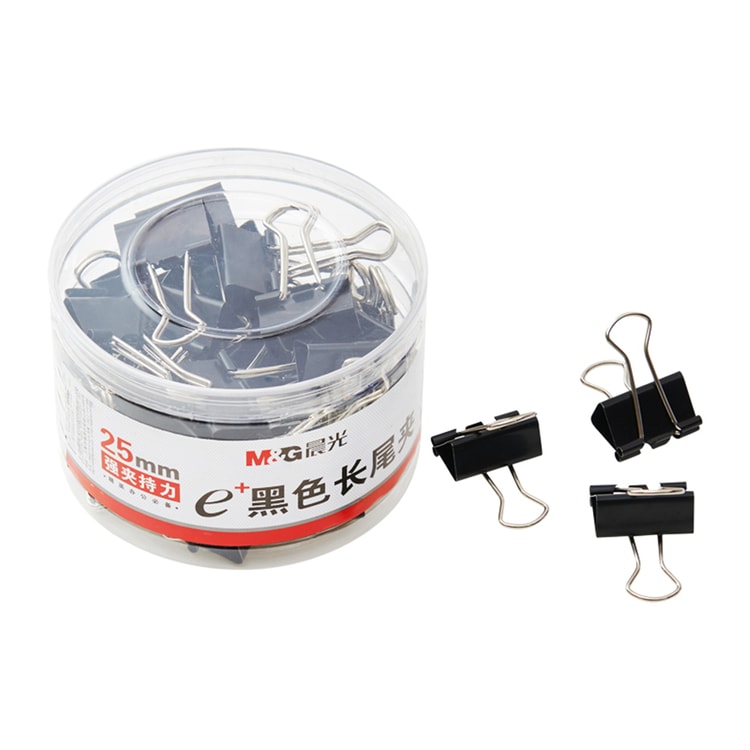 Эрвээхэй хавчаар хар 25мм Yalong 196709-4