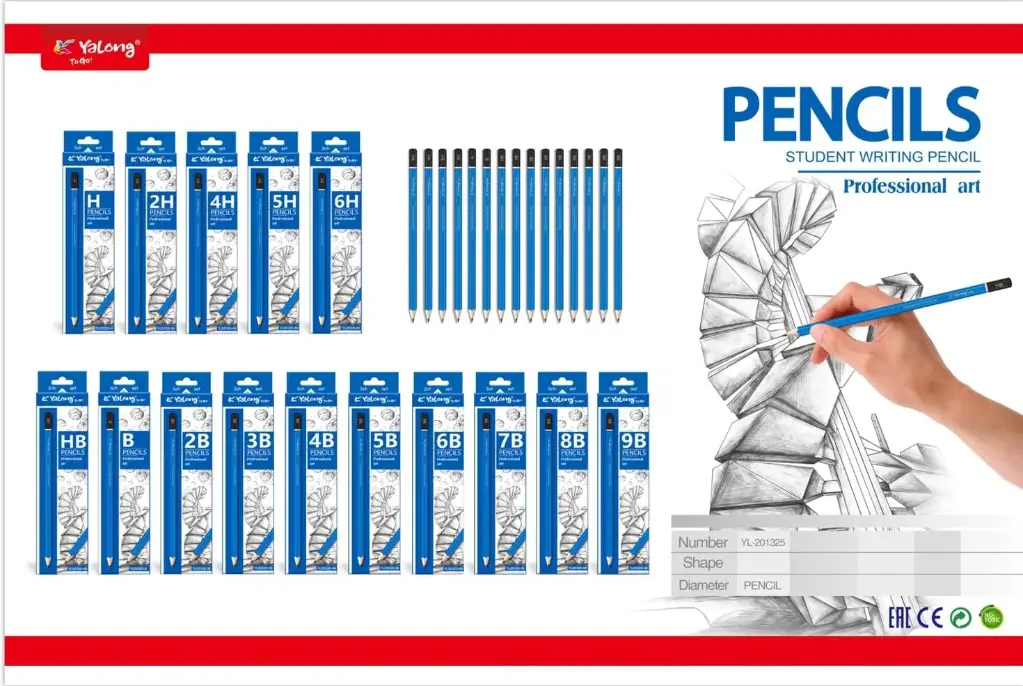 3H харандаа Yalong YL201325-3H