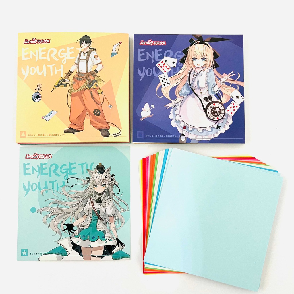 Өнгийн цаас ам дөрвөлжин 1 тал 0068/15см*15см/