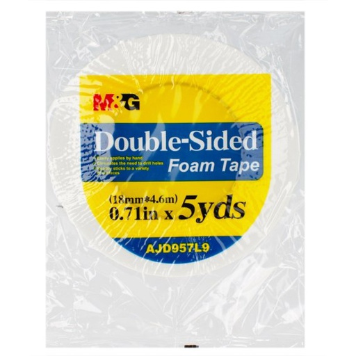 [210007] 2 тал хөөсөн скоч 18мм*5у/4.6м/ M&G AJD957L9 M&G - M&G