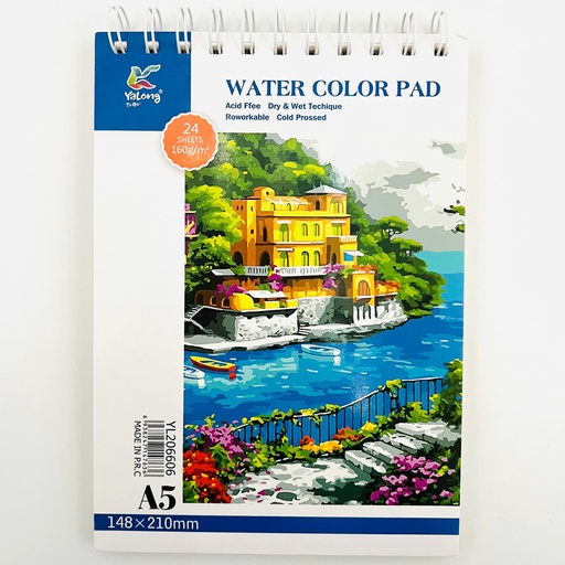 [180121] Усан будгийн зургийн дэвтэр 24хуу А5 Yalong YL206606 Yalong - Yalong stationery (Hong Kong) Co.,Ltd