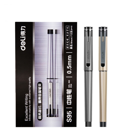 [100349] Үзгэн бал хар 0.5мм Deli S95 Deli