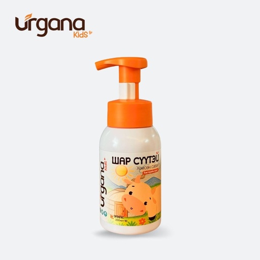 [300121] Шар сүүтэй хүүхдийн бактерийн эсрэг хөөсөн саван Urgana