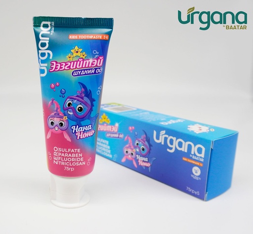 [300145] Ээзгийтэй шүдний оо хүүхдийн 75мл Urgana