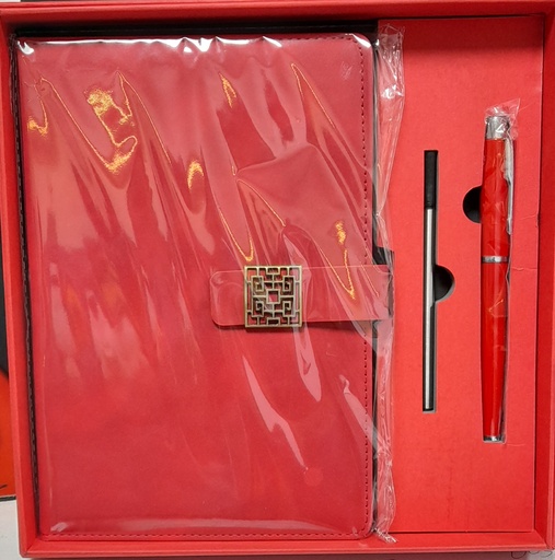 [240566] Бэлгийн сет 4-тэй улаан, бал, запас, А5 дэвтэртэй 0600620