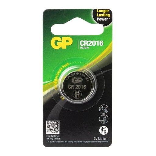 [300030] Батарей бөөрөнхий GP CR2016 PHILLIPS