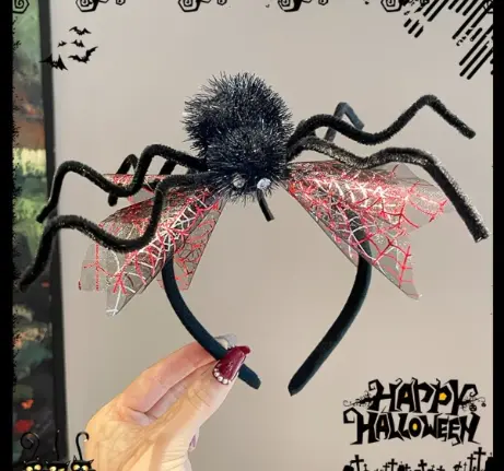 [160175] Halloween үсний даруулга аалзтай бантиктай Бусад