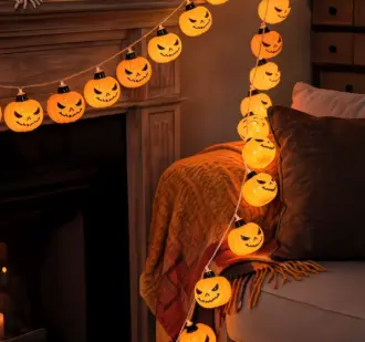 [160185] Halloween хулуу гэрэл 10 бөмбөлөгтэй 2м Бусад