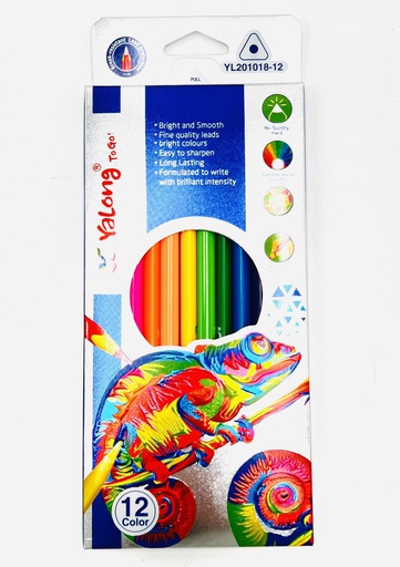 [120014] Будгийн харандаа 12 өнгө Yalong YL201018-12 Yalong
