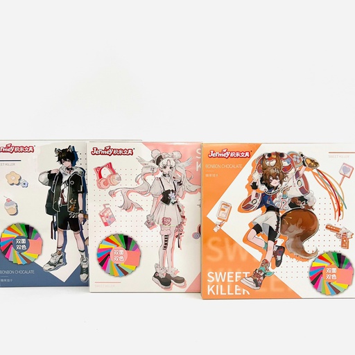 [200120] Өнгийн цаас ам дөрвөлжин 2 тал JM-4121 Бусад