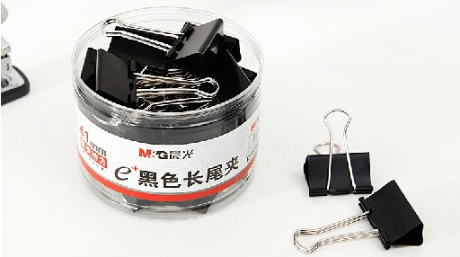 [240108] Эрвээхэй хавчаар хар 41мм M&G ABS92733 M&G