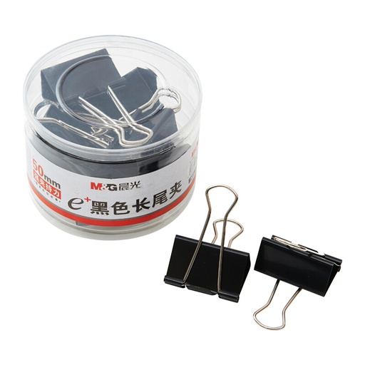 [240109] Эрвээхэй хавчаар хар 50мм M&G ABS92732 M&G